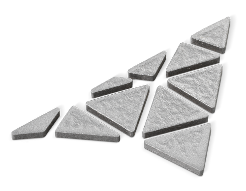 Kupferwürfel aus dem 3D-Drucker